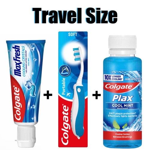 Colgate trio toiletries set - colgate,