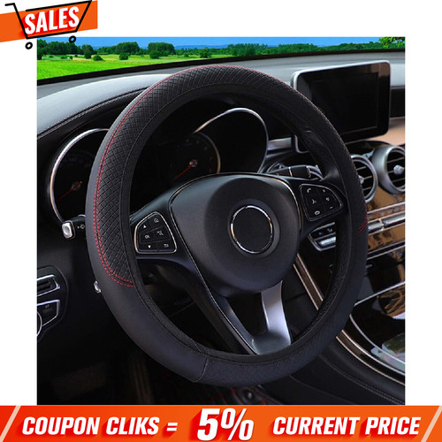 Black diy steering wheel - steering, cover
