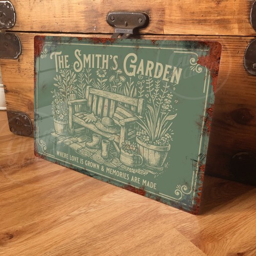 Personalised garden sign - personalised,