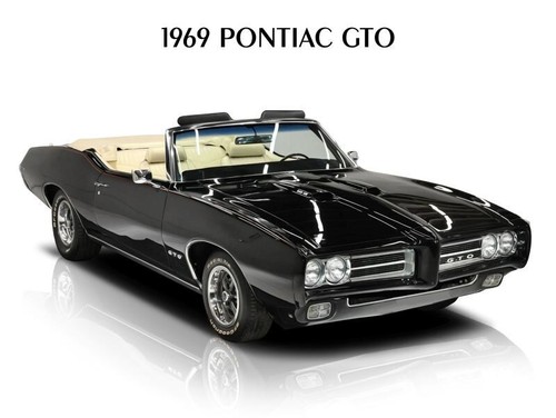 1969 pontiac gto convertible - 1969,