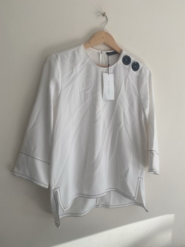 Zara white blouse uk - blouse, eu