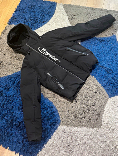 Trapstar men black - black, hooded