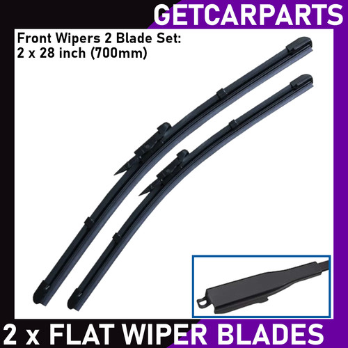 Front wiper blades - front, 2)