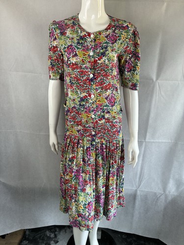 Vintage 80s floral - floral, print