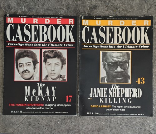 Murder casebook magazine - murder,