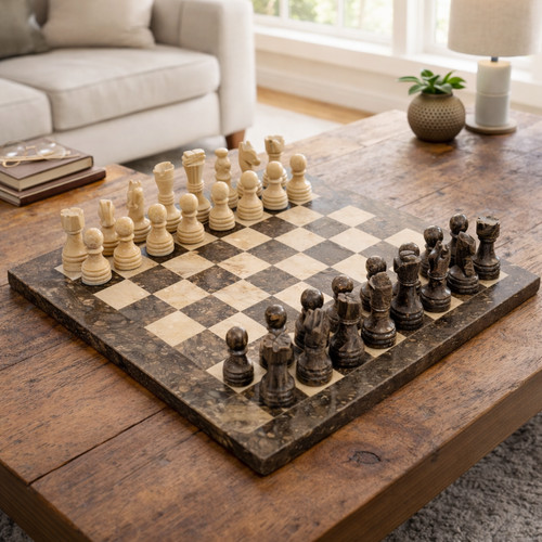 Oceanic grey stone - stone, chess