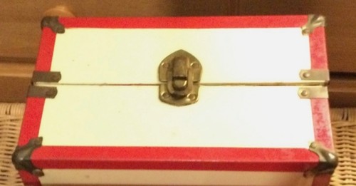 1950s red white - red, &