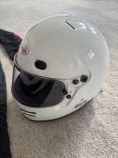 Bell Sport 5 FIA Approved 8859-2015 Hans Posts Race Car Crash Helmet - Size L