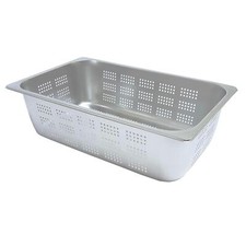 Perforated Gastronorm Pan 1/1 150mm Stainless Steel CombiOven Steamer Bain Marie