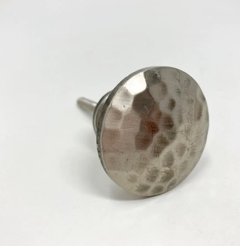 Knob drawer pull hammered - pull,