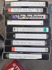 Bill Nelson Assortment of VHS Tapes Job Lot Bundle  Also Included YMO X2