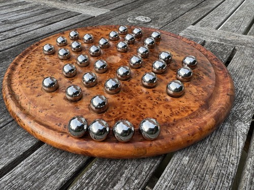Handmade thuya wood solitaire - handmade,