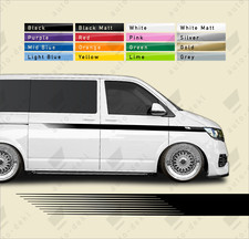 Fits VW T4 T5 T6 Transporter - Upper Side Stripe Camper Decals Van Stickers