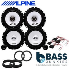 ALPINE VW Amarok 1000 Watts Front Door & Rear Door Car Speakers Upgrade Kit