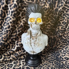 ELVIS  LED SKELETON STATUE