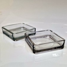 5 Glass Ashtrays Cigarette