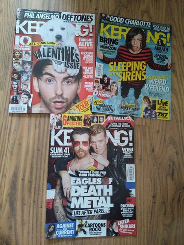 Kerrang magazines february - magazines,