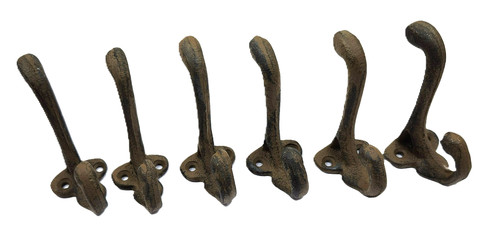 Lot coat hooks cast iron - coat,