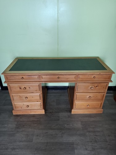 Pine double pedestal - double, desk