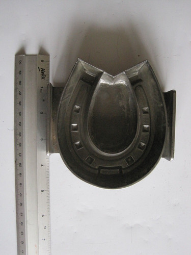 Antique steel chocolate mould - steel,