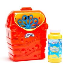 Bubble Maker Machine Blower Cyclone & Liquid Summer Garden Party DJ Bubbles Toy