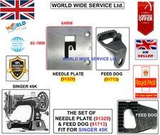 1SET NEEDLE PLATE 91329, FEED
