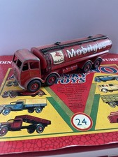 Dinky Toys 504 Foden Mobilgas Tanker, Original, Vintage, Rare.