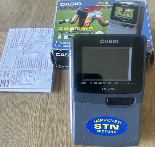 Casio 770d lcd colour - casio, tv-770d