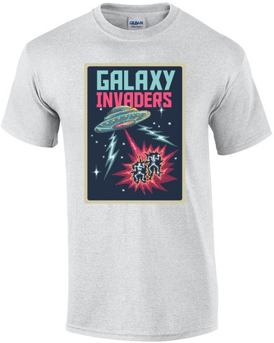 Galaxy invaders retro movie - galaxy,