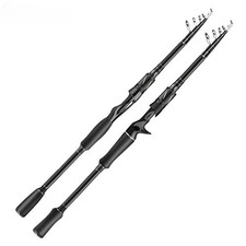 Telescopic Travel Fishing Rod Carbon Sensitive Spinning Stream Rod Fast Action