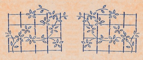 Vintage embroidery transfer - embroidery,