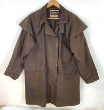 Driza-Bone Waxed Short Coat Brown Small CH100cm Australian Outdoor Riding Jacket