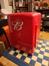 Fridgemaster FM8BUD Red Budweiser 8 Litre Portable Mini Fridge Cooler Warmer *