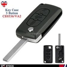 3 Button Flip Remote Key Fob