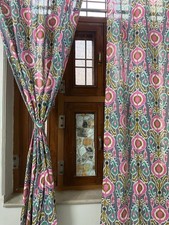 Multicolor Curtains Set of 2