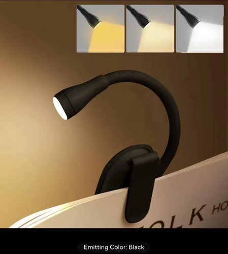 Led adjustable book light - book,