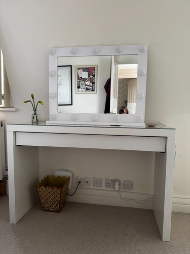 White hollywood mirror - mirror,