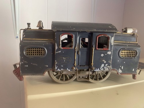 Antique electric tinplate toy - antique,