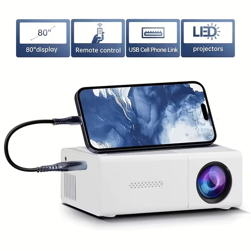 Mini projector led 1080p - projector,