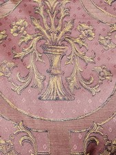 Rich Brown & Gold Brocade Classical Style Curtains Fully Lined X3 W 120 W 240cm