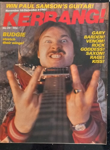 Vintage kerrang magazine - vintage,