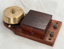 VINTAGE ELECTRIC BELL 1920 door servant butler shop alarm bell b