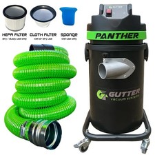 Gutter Vacuum System Panther 1700w Motor with 5m 51mm Green Wire Reinforced Hose