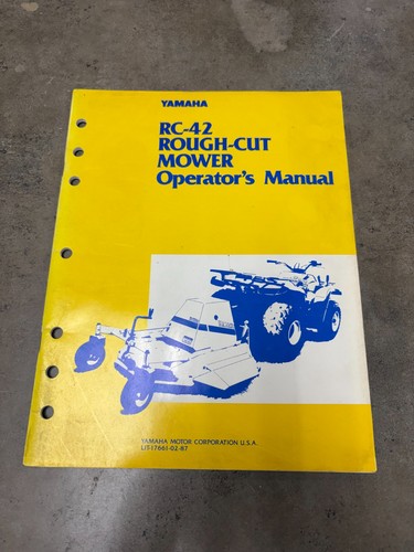 Yamaha rough cut mower - rc-42, rough-cut