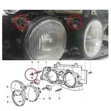 FIT FORD 5X NEW GENUINE HEADLIGHT RUBBER BUSHING BLACK