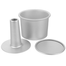  3pcs Kitchen Cake Baking Mold Round Cake Tin Aluminium Alloy Cake Pan With