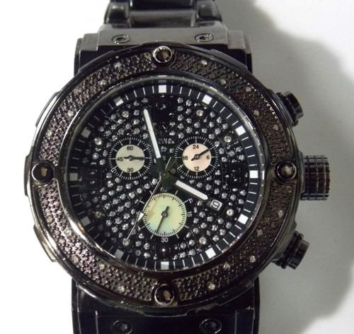 Aqua master men black quartz - men's,