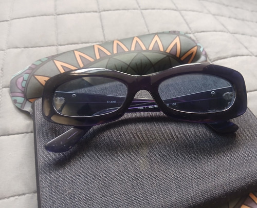 Chanel blue plastic full - chanel, rim