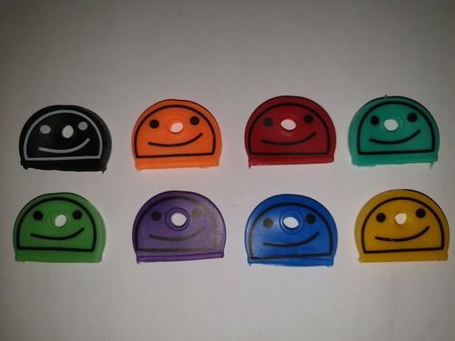 Smiley face rubber key - smiley,