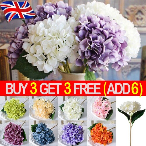 Artificial hydrangea fake silk - hydrangea,